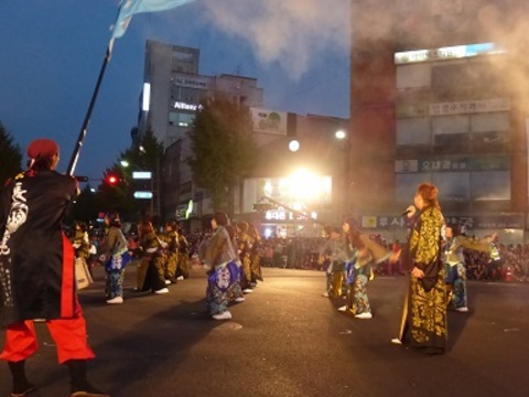 百済文化祭パレートに参加しました。