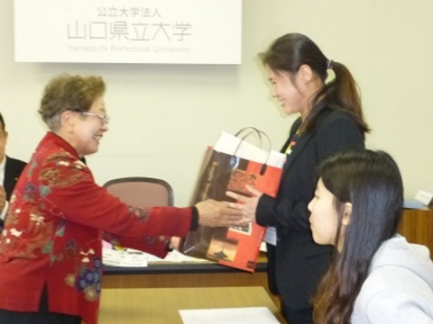 山口県立大学での様子