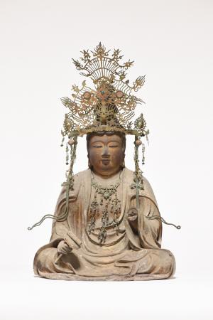 右脇侍像(普賢菩薩)