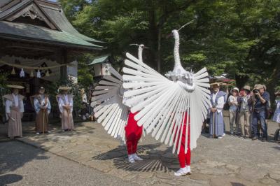 島根県津和野町「津和野弥栄神社の鷺舞」の写真