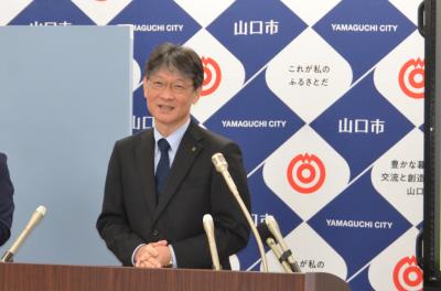 4月市長定例記者会見の様子2