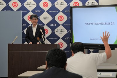 6月市長定例記者会見の様子2