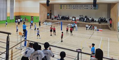 バレーボール大会の様子
