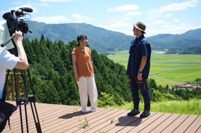 徳佐の地形が一望できる船平山展望台