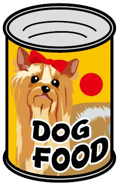 ペットフードの缶