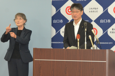10月定例記者会見の様子2