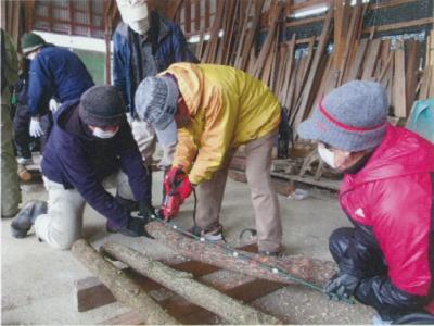 菌打ち体験の様子2