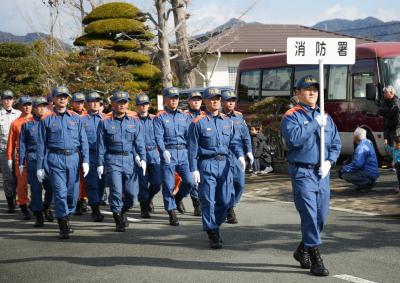 観閲行進の様子