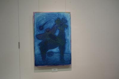絵画「星降る夜」の写真