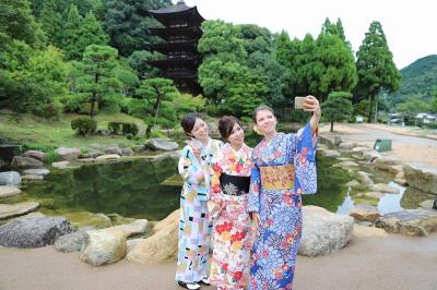 山口市「着物体験」の写真