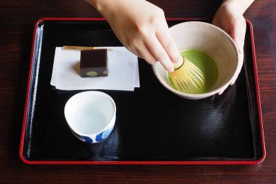 山口市「抹茶体験」の写真