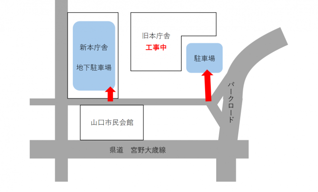 駐車場入り口