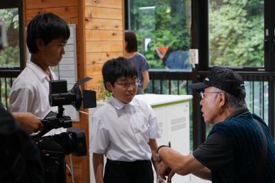 宮野中学校で行われた認知症サポーター養成講座の様子