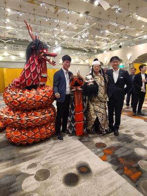 記念祝賀会土居神楽舞