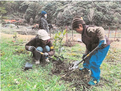 緑花ボランティア・植樹活動の様子