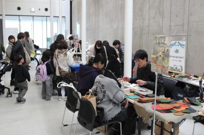 メグリバマーケット体験ブースの様子1