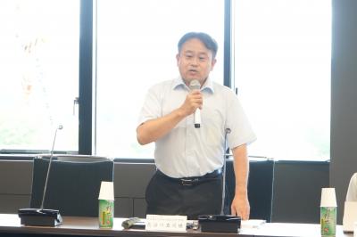 副会長あいさつの様子