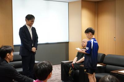 尾中伯（おなかはく）さんあいさつ