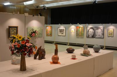 山口市美術展覧会の様子　工芸