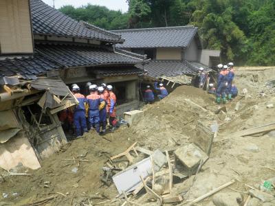 杷木古賀地区の被害状況