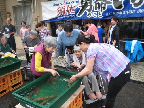 山口あかり園での様子