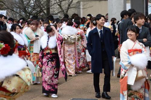 成人式の様子の写真①