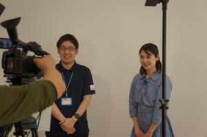 撮影の様子