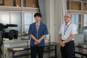 撮影の様子