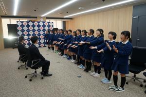 良城小学校合唱団の皆さんによる合唱披露