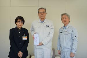 東亜自動車工業株式会社、西京銀行から寄附金を受贈