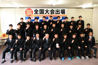 出場選手との記念撮影